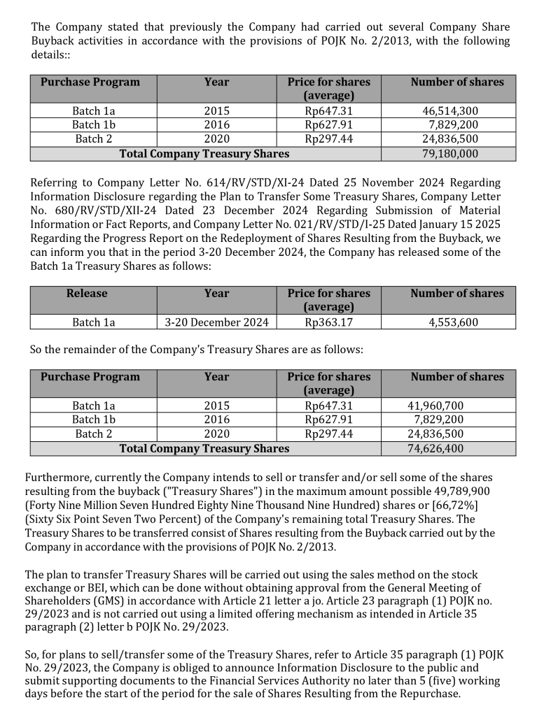 Keterbukaan Informasi Pengalihan Saham Treasuri (Eng)-3